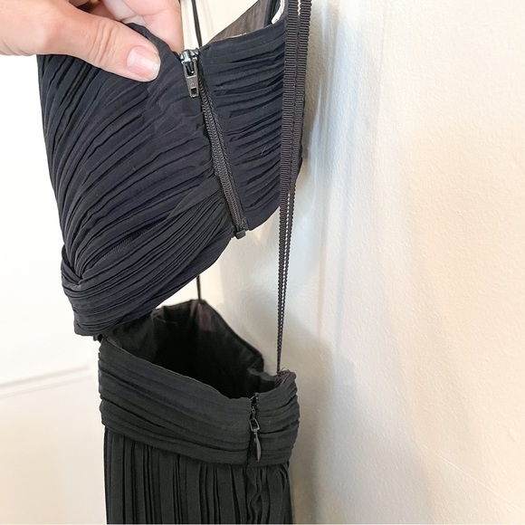 ALC Sienna Cutout Pleated Midi Dress XS - Picture 5 of 6